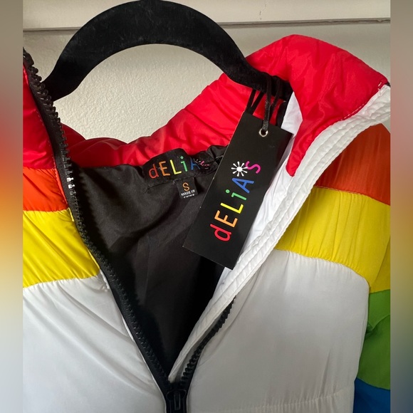 dELiA*s Multicolor Rainbow Jumpsuit - Picture 4 of 7